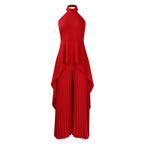 Asymmetric Pants Suit