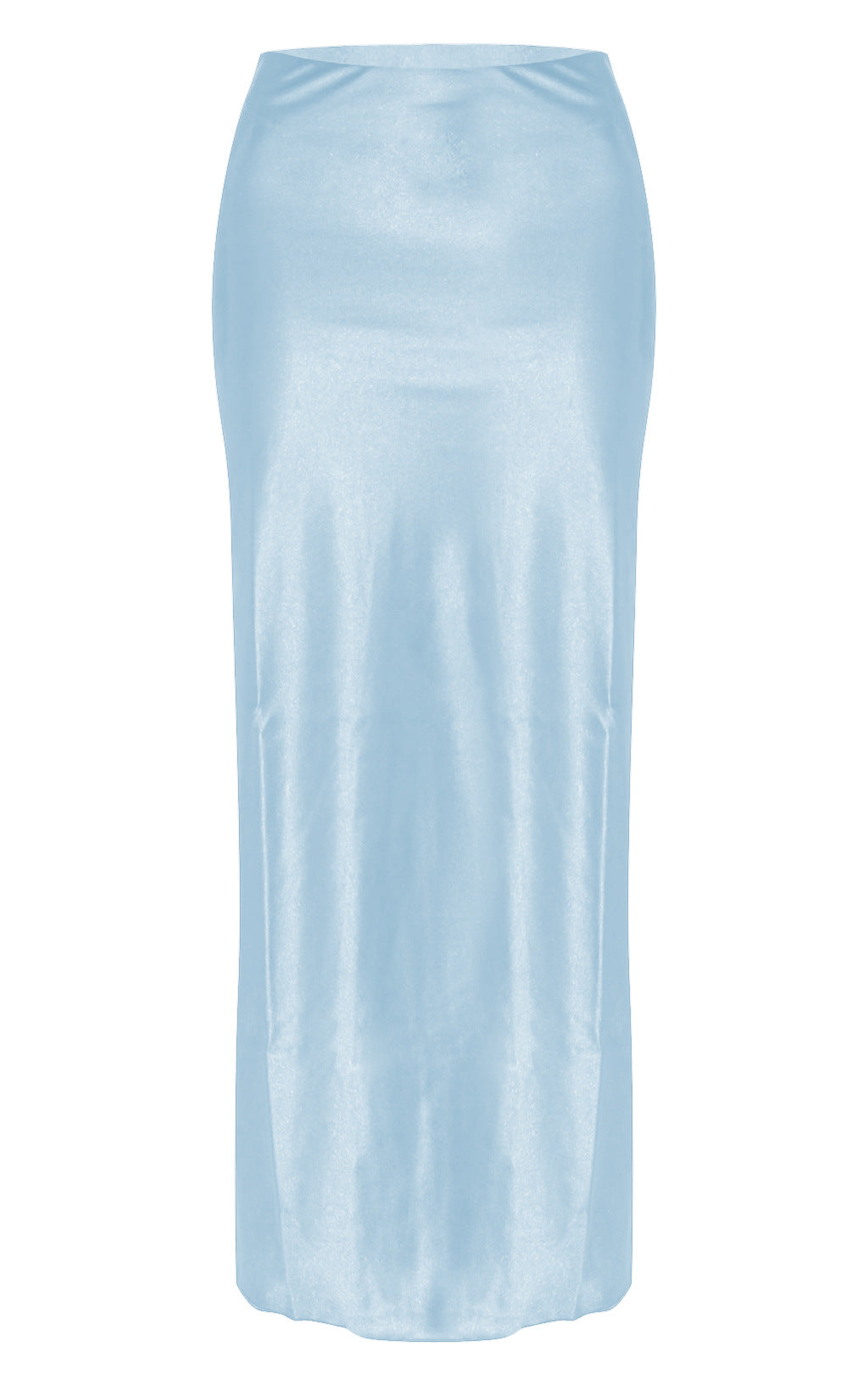 Elegant High Waist Satin Skirt Satin High Quality Chic Light Drape Skirt