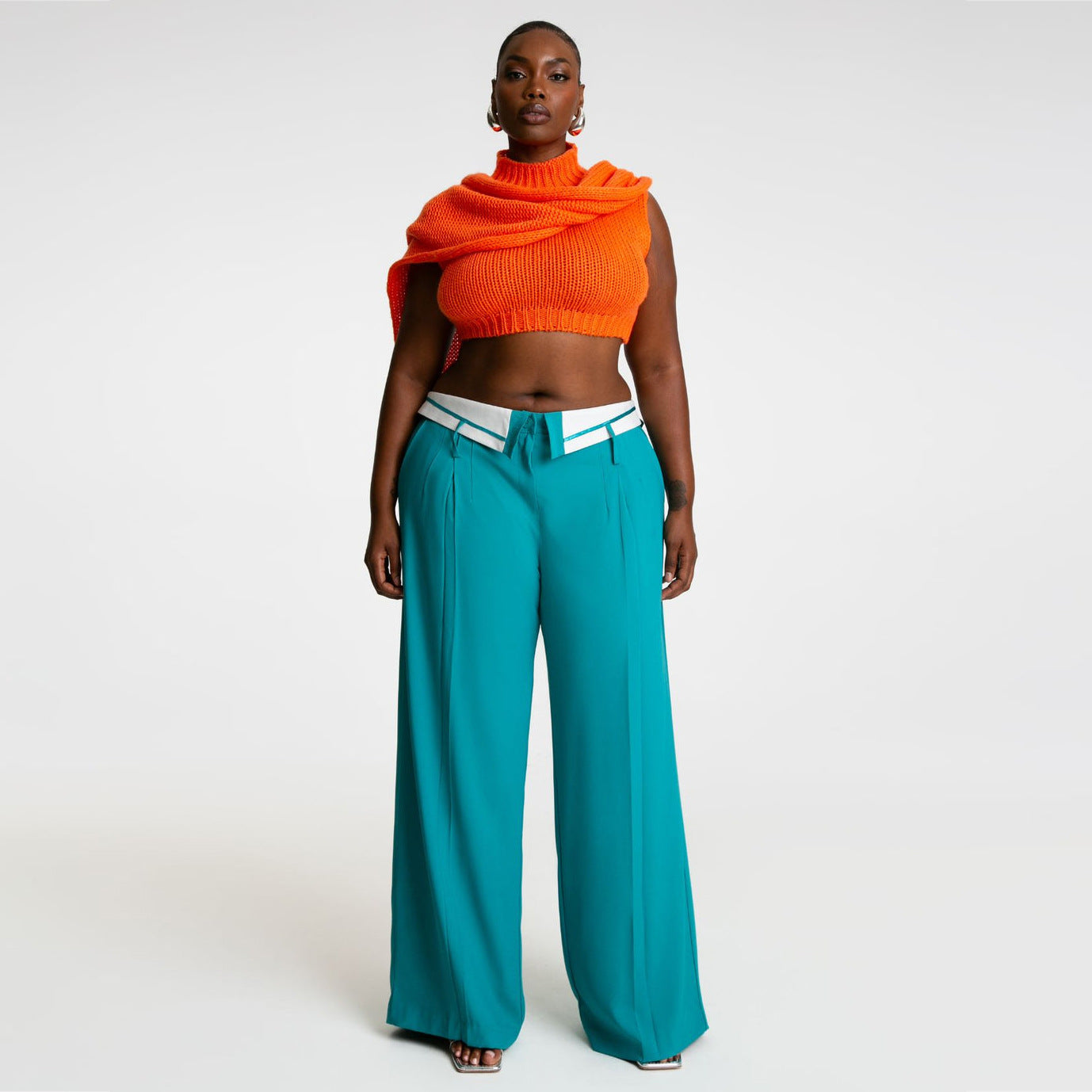Retro Draping Work Pant