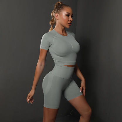 Summer Seamless Two Piece Active Set