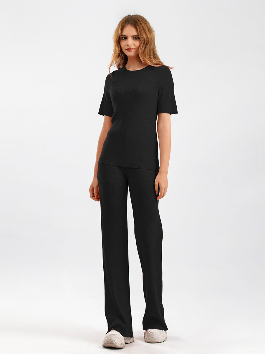 Knitted Slimming Two Piece Suit