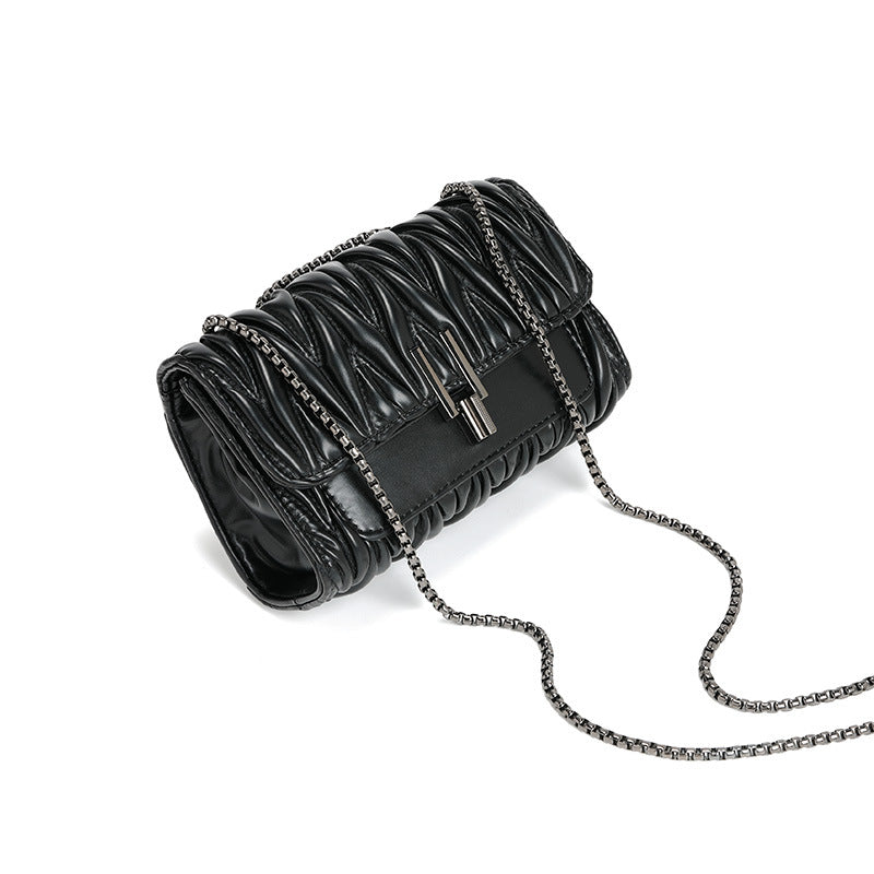 Wild Chic Lock Shoulder Bag