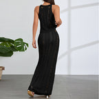 Knitted Sleeveless Beachwear Skirt Set