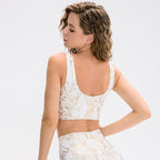 New Snake Print Yoga Top