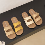 French Birkenstock Style Slippers