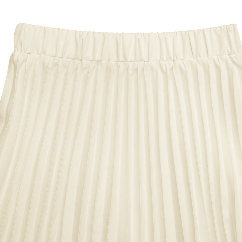 Elegant Pleated Two Piece Skirt Sets