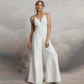 Sleeveless Sheath Backless Jumpsuit