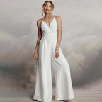 Sleeveless Sheath Backless Jumpsuit