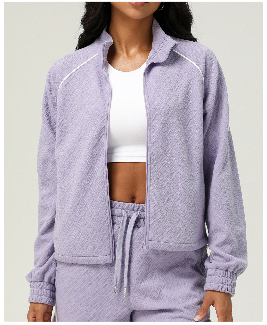 Autumn Winter Sports Casual Stand up Collar Jacket Women High Grade Cardigan Sweater Outdoor Workout Top Zipper Coat