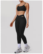 Polka Dot Fitness Two Piece Sets