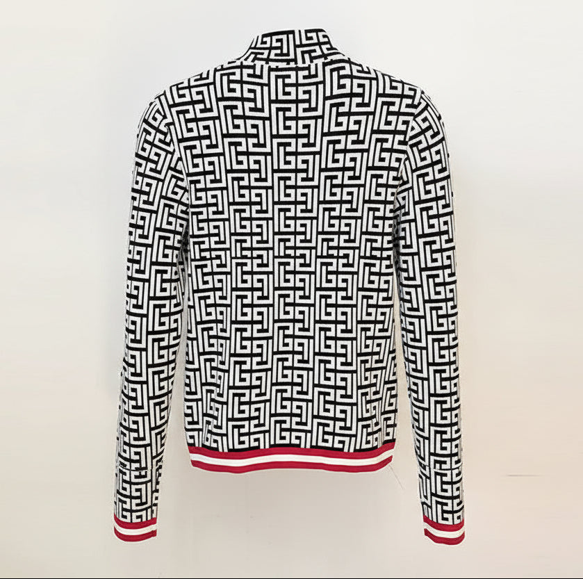 Maze Turtleneck Pullover Sweater