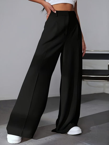 Wide Leg Pants Work Pant Women High Waist Slimming Loose Drooping Straight Mop Pants