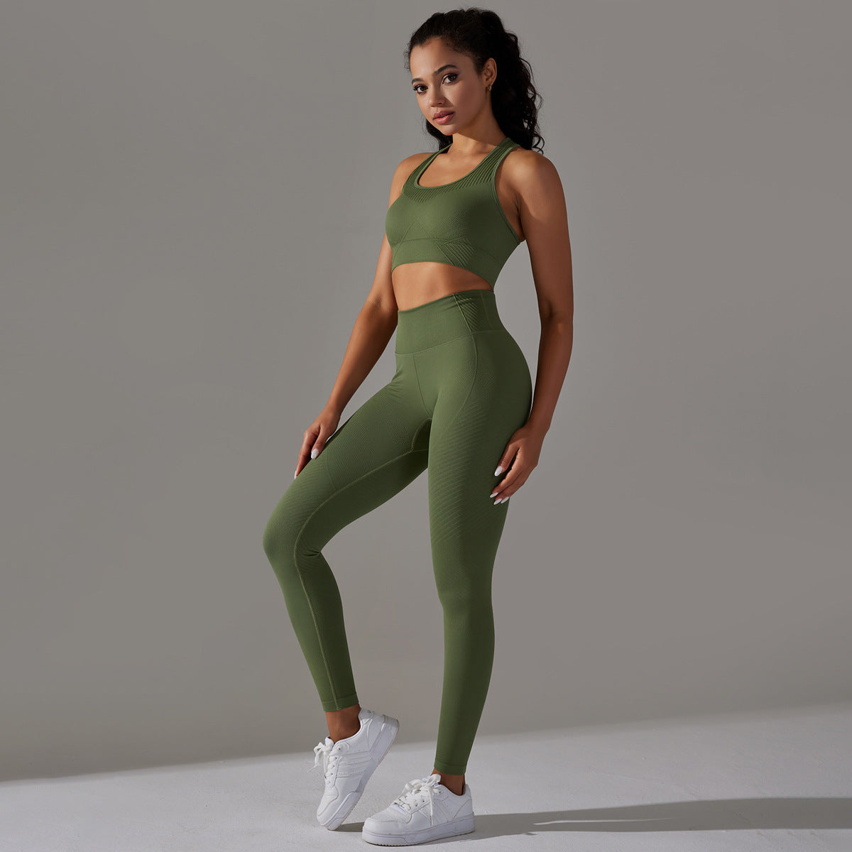 Seamless Knitted Jacquard Active Set