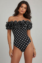 Polka Dot One Piece Swimsuit