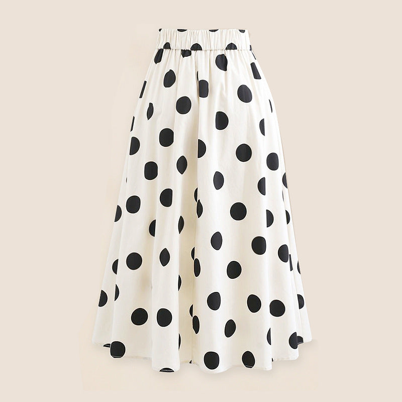 Sailor Sheikh Polka Dot Chiffon Swimsuit Set