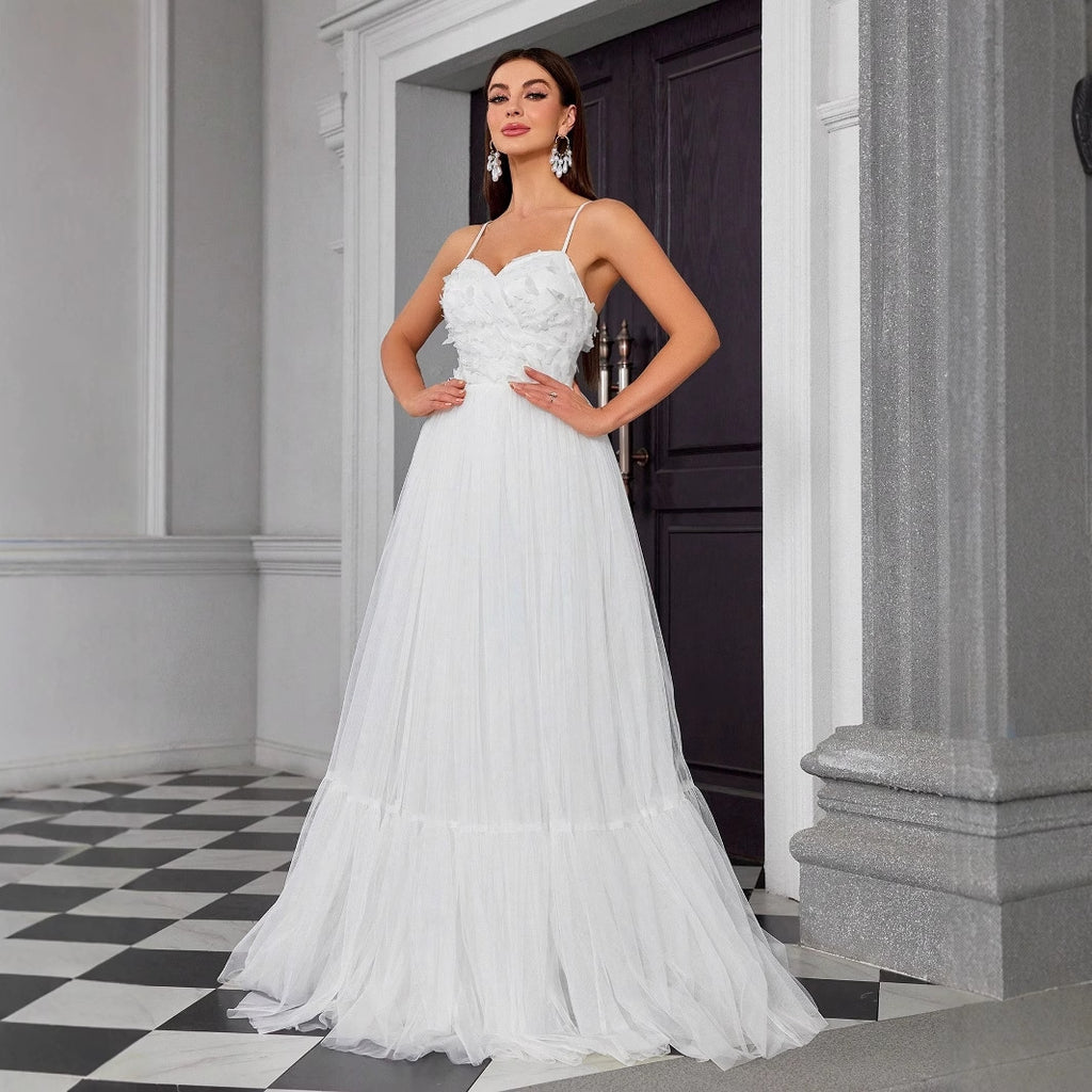 White Light Wedding Dress