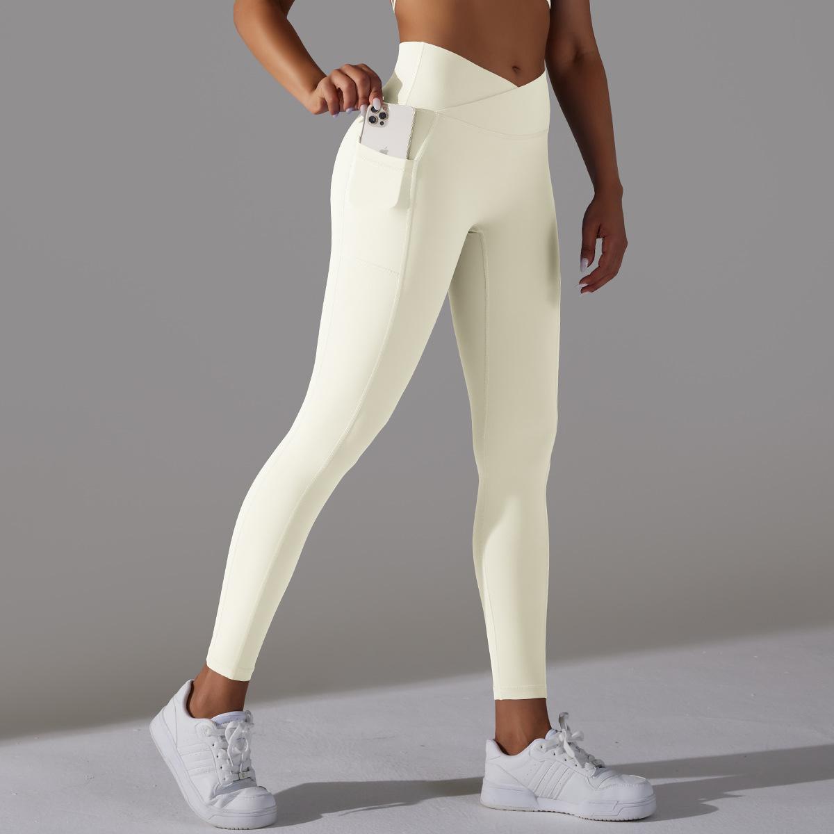 Cross Waist Pocket Active Pants