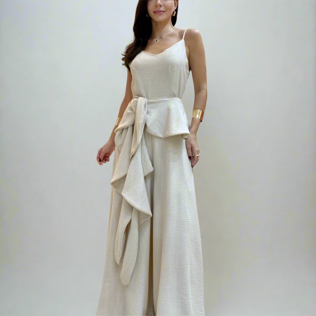 All Matching Sleeveless Sling Jumpsuit