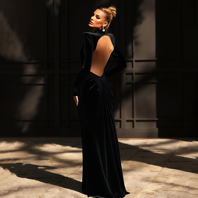 Backless Maxi Dress