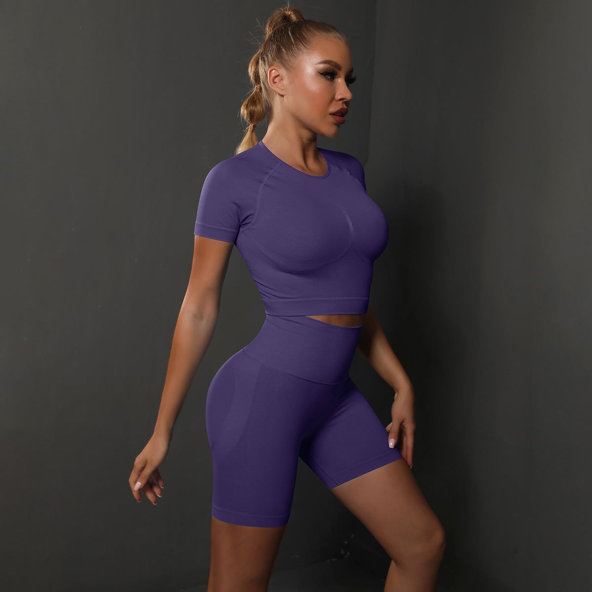 Summer Seamless Two Piece Active Set