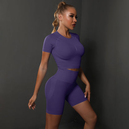 Summer Seamless Two Piece Active Set