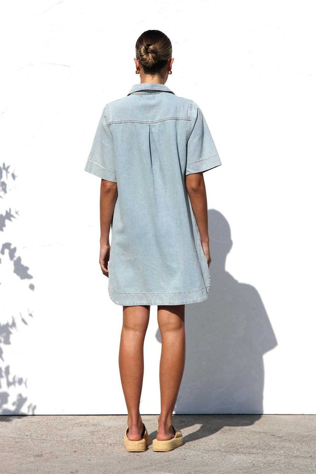 Short T-Shirt Denim Dress