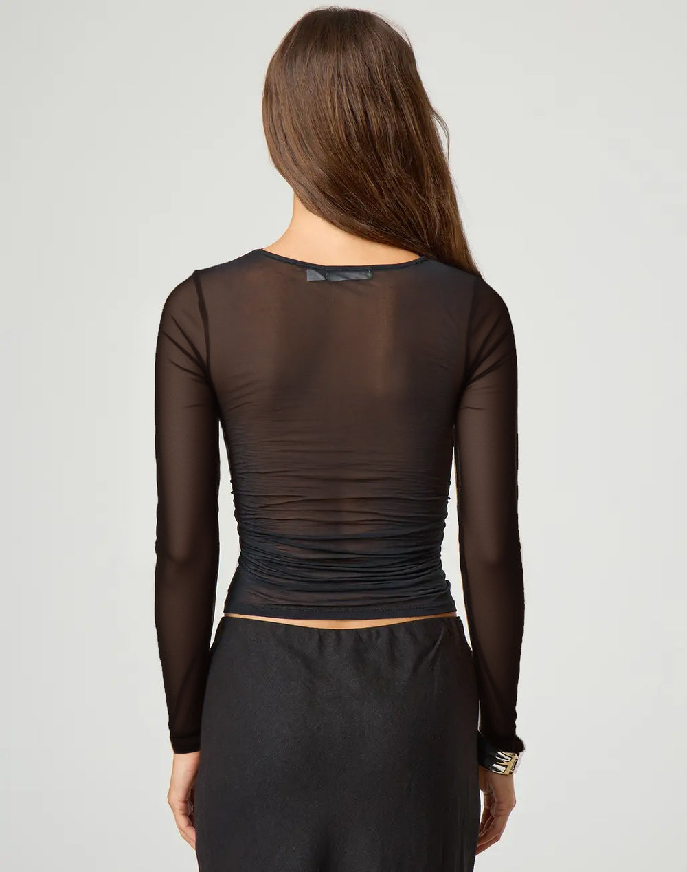 Long Sleeved Sheer Top