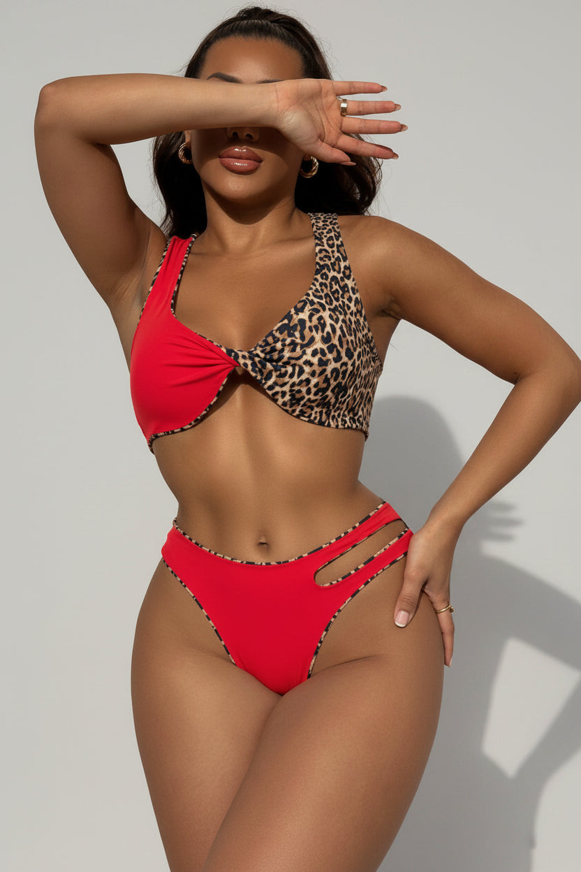Backless Bikini Swimsuit Set