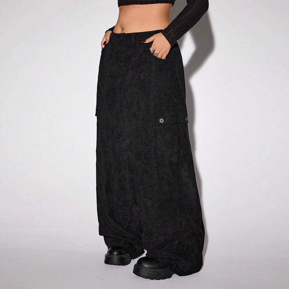 Curve Workwear Wide Leg Cargo Jeans