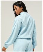 Luxe Chevron Zip Jacket