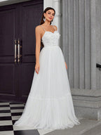 White Light Wedding Dress