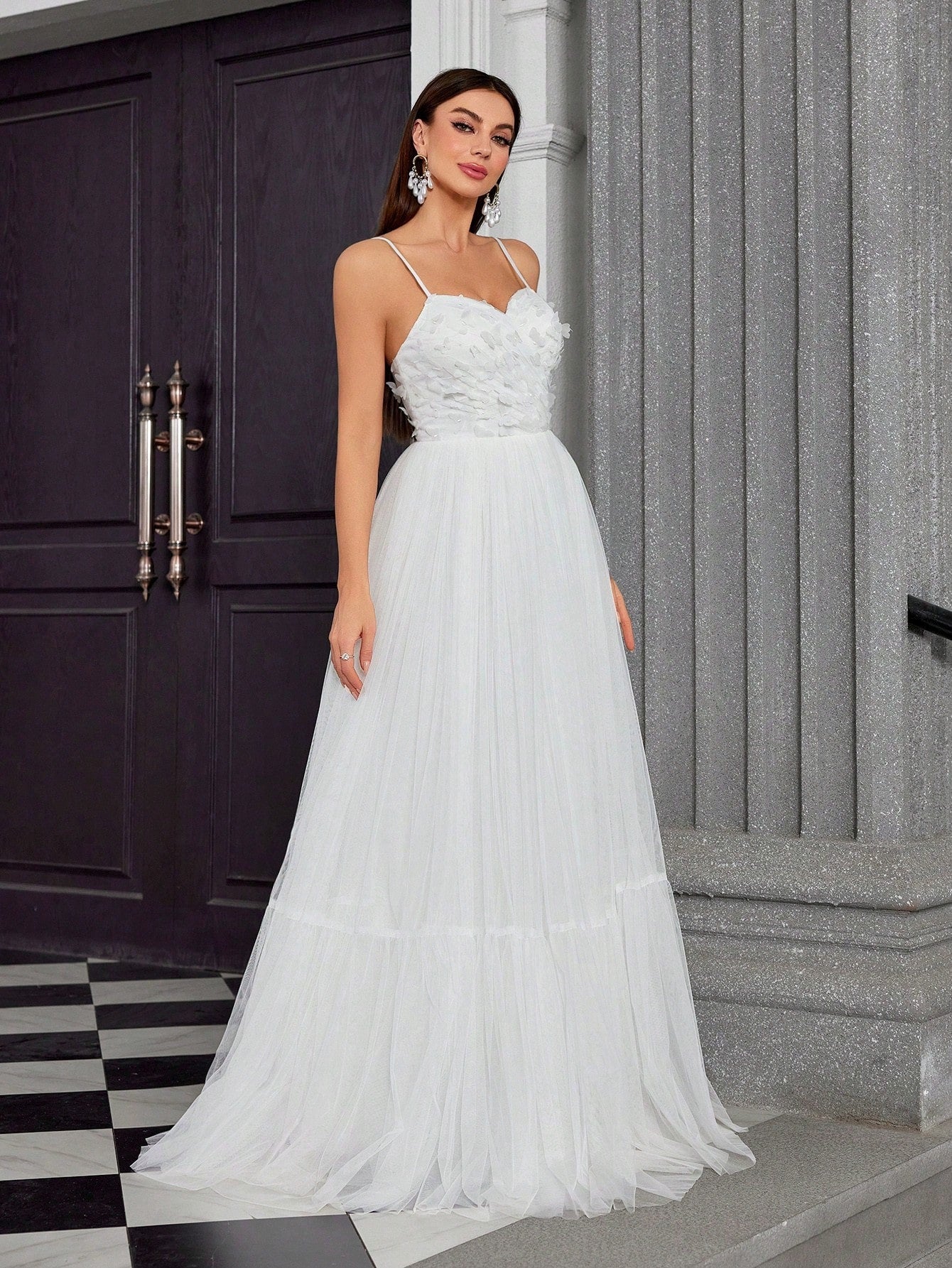 White Light Wedding Dress