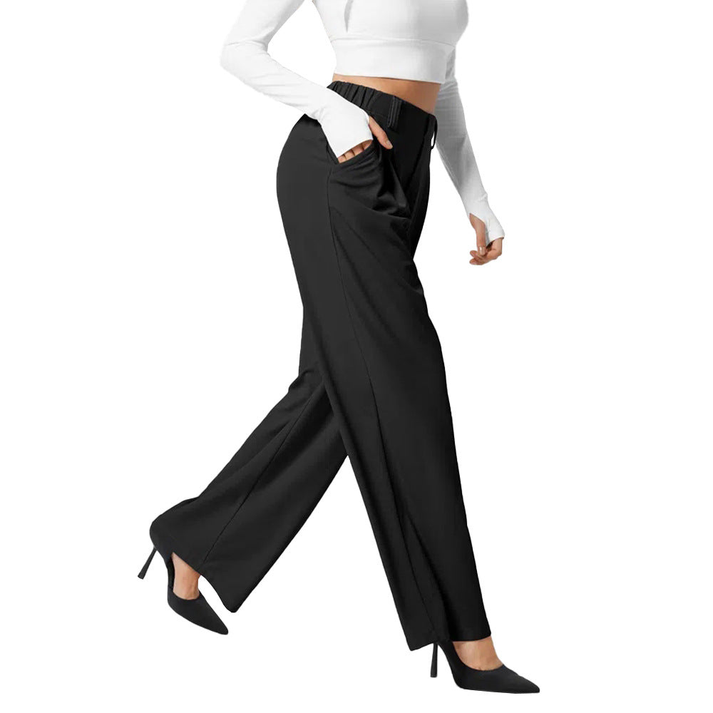 Pleated Slim Loose Work Pant