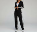 Casual Long Sleeve Sports Two Piece Sweat Set