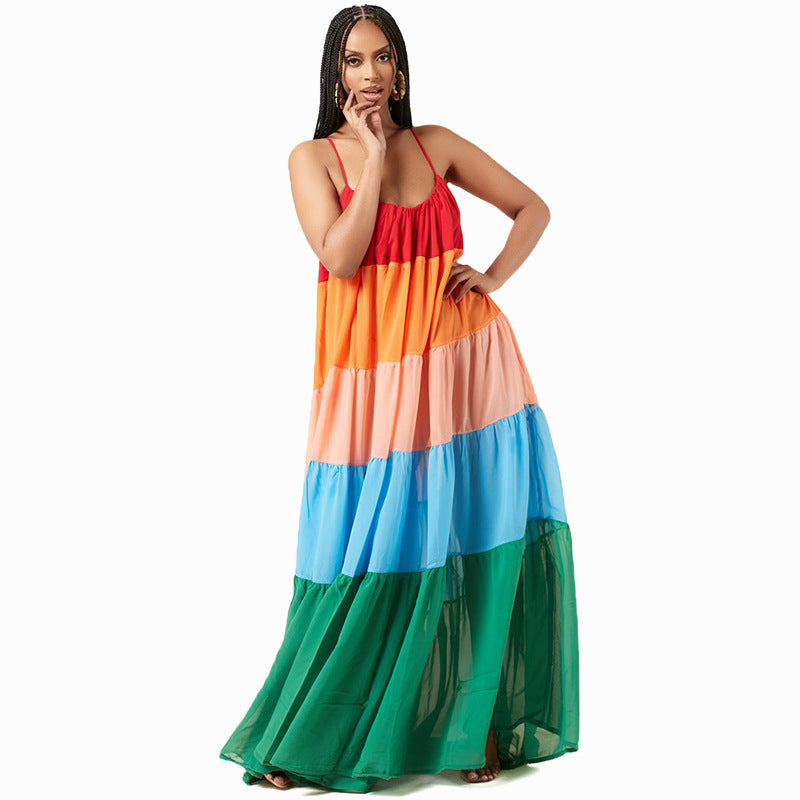 Suspender Loose Dress