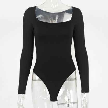 Square-Neck Bodysuit