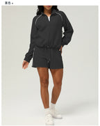 Luxe Chevron Zip Jacket