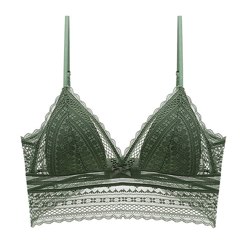 Lace Ultra Thin Wireless Triangle Bra