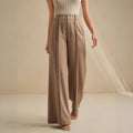 All Matching Slim Fit Drape Wide Leg Work Pant