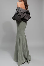 Silver Fox Fishtail Skirt
