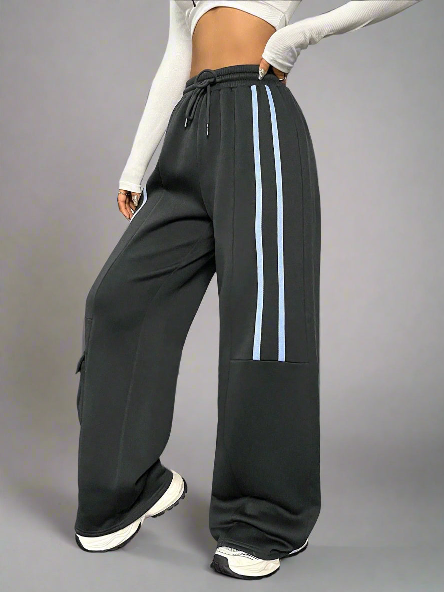Retro Casual Track Sweatpants