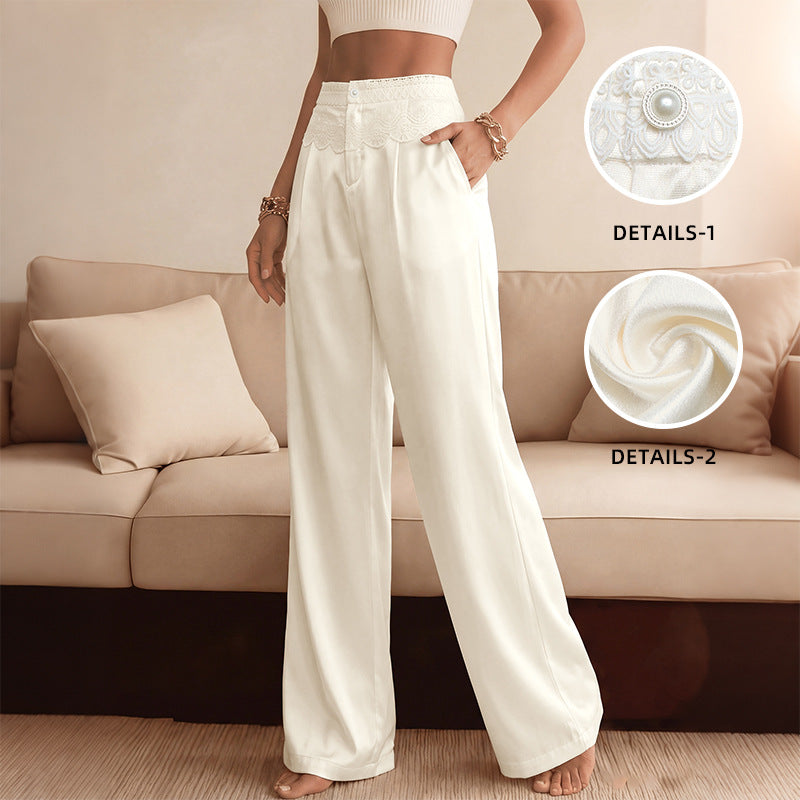 Lux Satin Wide Leg Pants