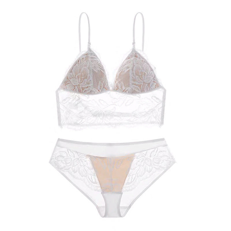 Wireless Spaghetti Strap Bra & Panties Sets