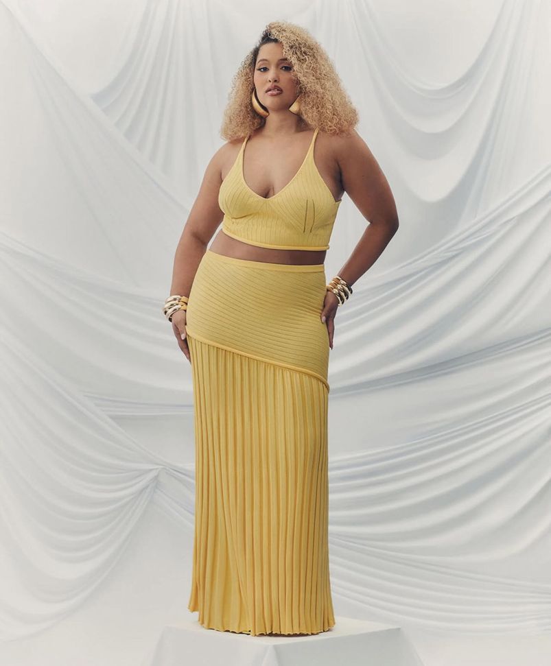 Long Knitted Top & Skirt Sets