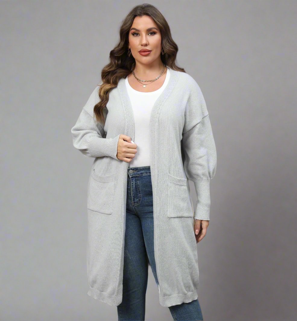 Curve Mid Length Woven Sweater