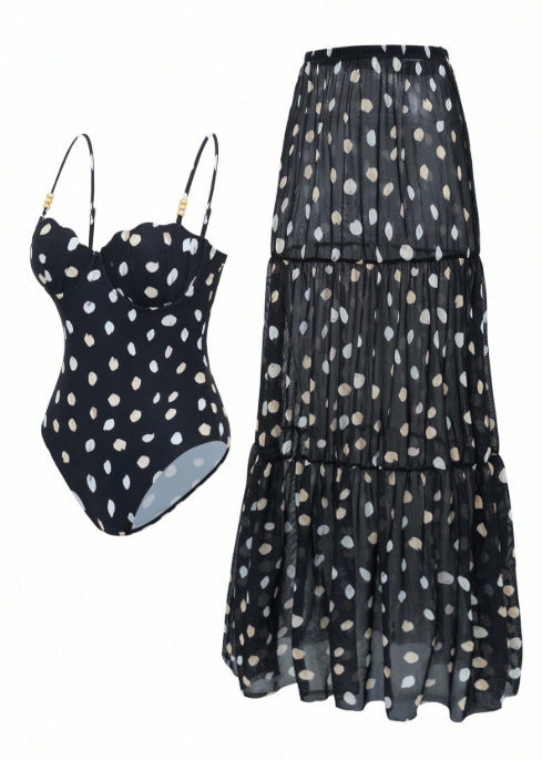 Two Piece Polka Dot Beachwear