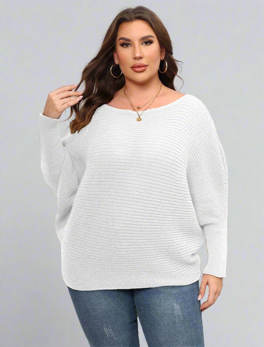 Curve Pullover Woven Sweater