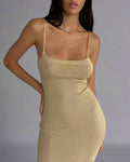 Spaghetti Strap Knitted Dress