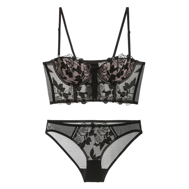 Floral Push up Bra & Panties Sets