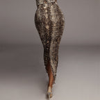 Leopard-Print Skirt